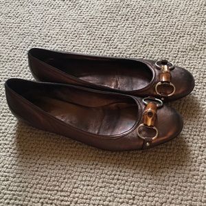 GUCCI Bamboo Horsebit Soft Leather Fats